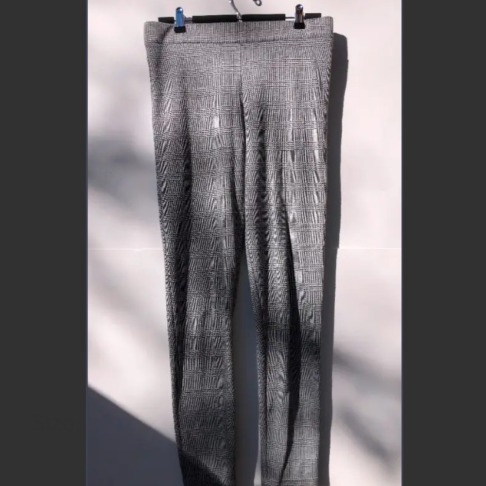 Antistar stretch plaid fancy leggings
